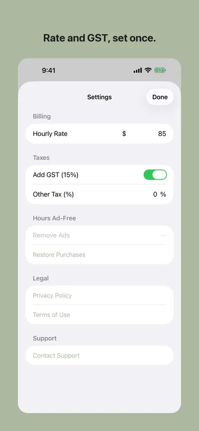 Hours screenshot 2 of 3
