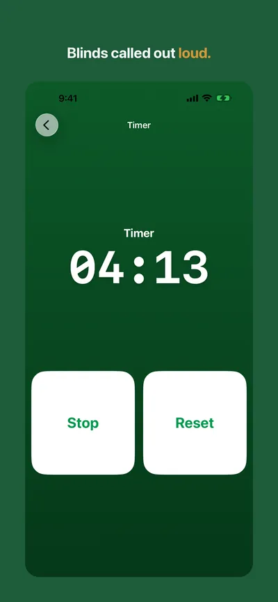Poker Timer screenshot 1 of 3