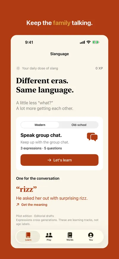 Slanguage screenshot 1 of 4